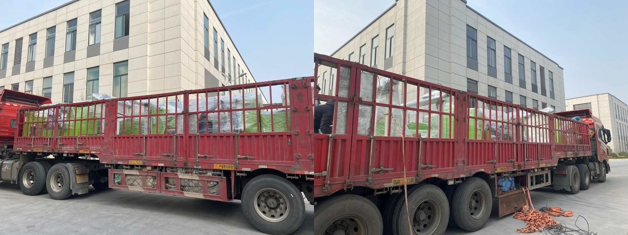 U shaped straw packing machine delivery